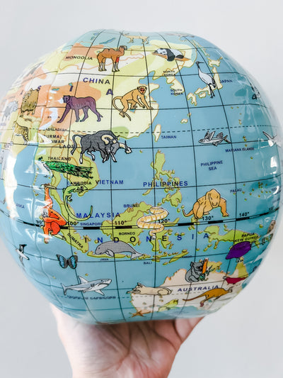 12" Inflatable Animal Globe