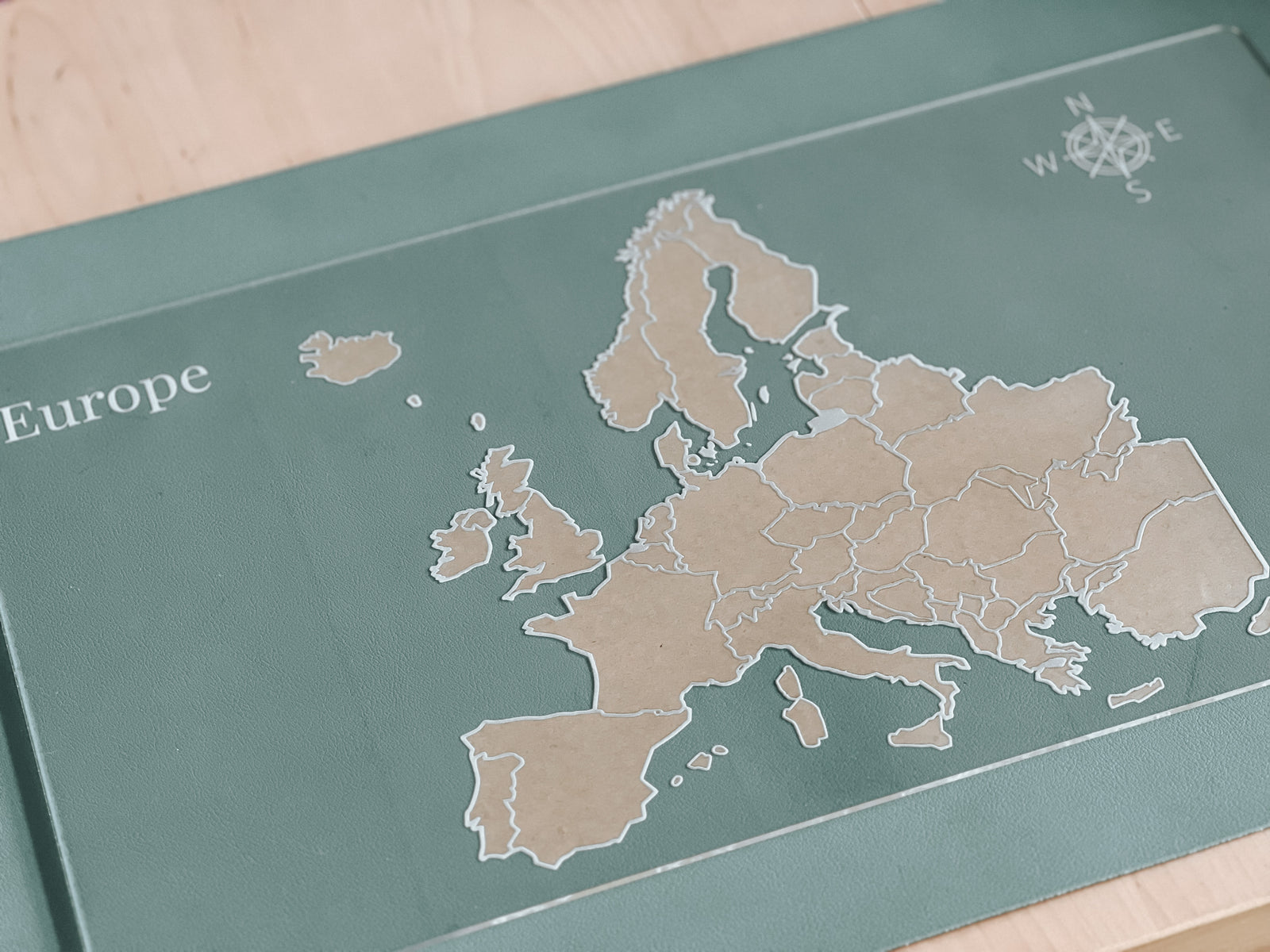 Modern Political Map Dry Erase Board™ (Europe)