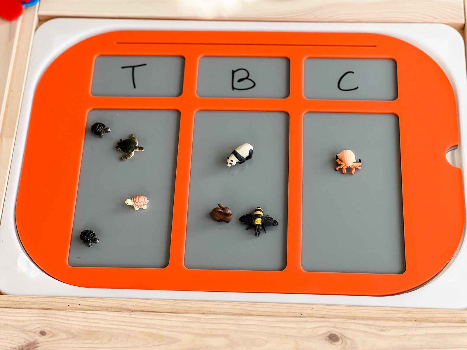 Flisat Insert 3 Pocket Dry Erase Sorter