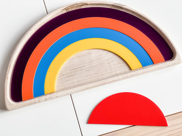 Dry Erase Rainbow Insert for Watermelon Tray - Jack and Link