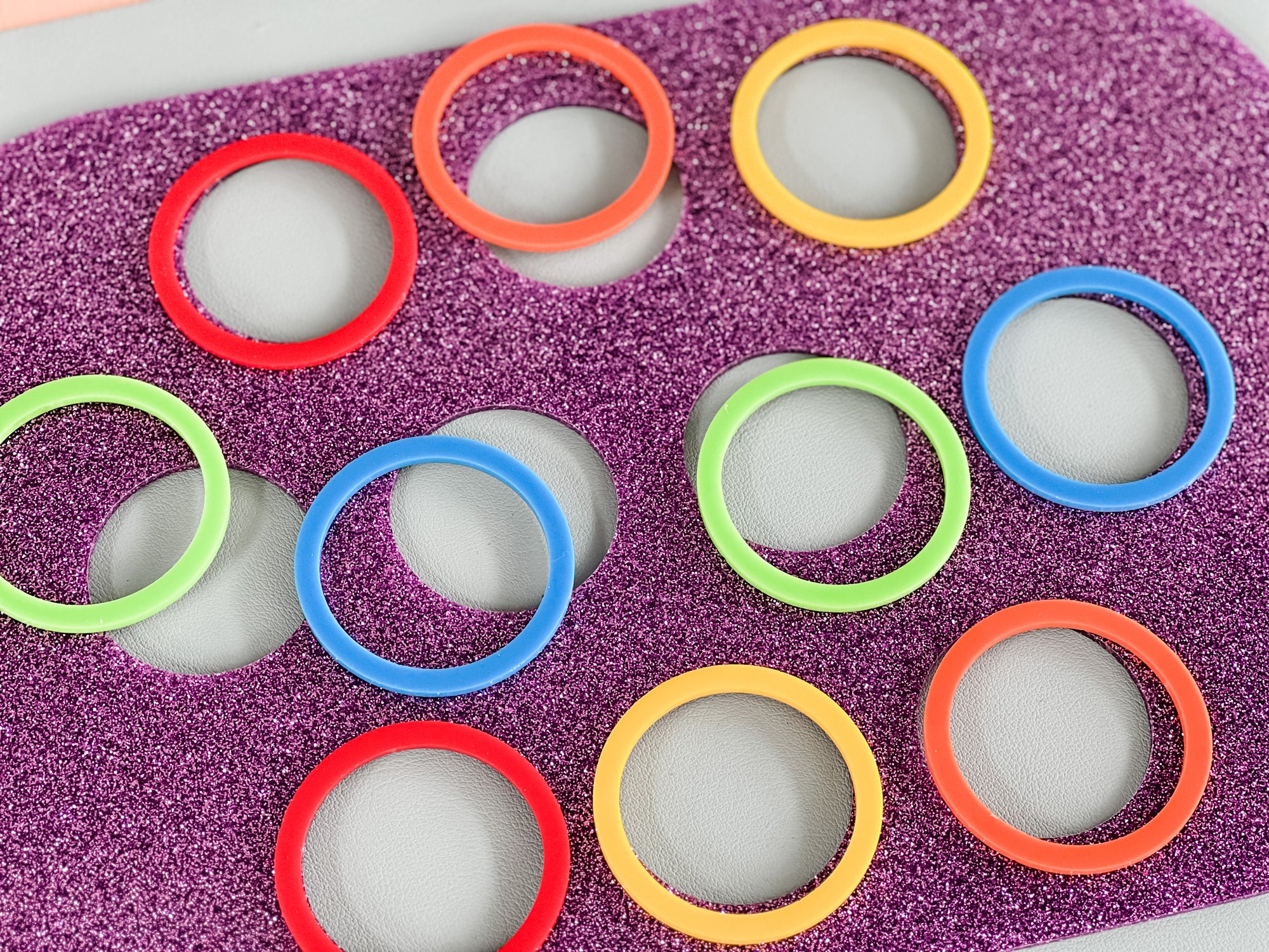 Flisat 10 Pack of Colored Rings