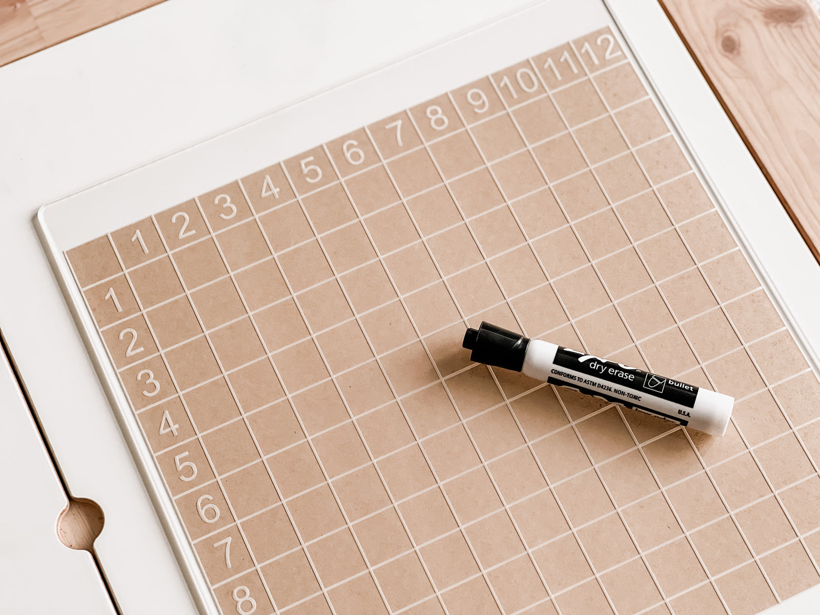 Easy Dry Erase Math Chart™