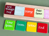 Colored Dry Erase Squares