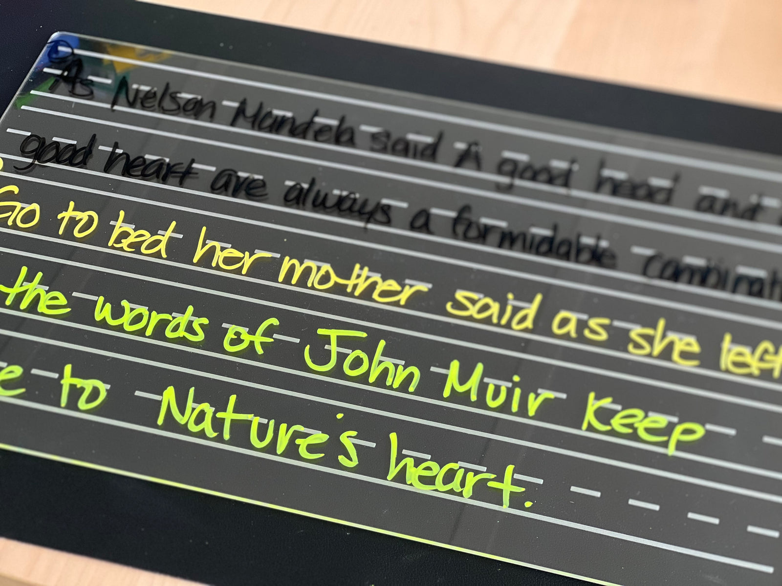 Easy Dry Erase Copywork Board™