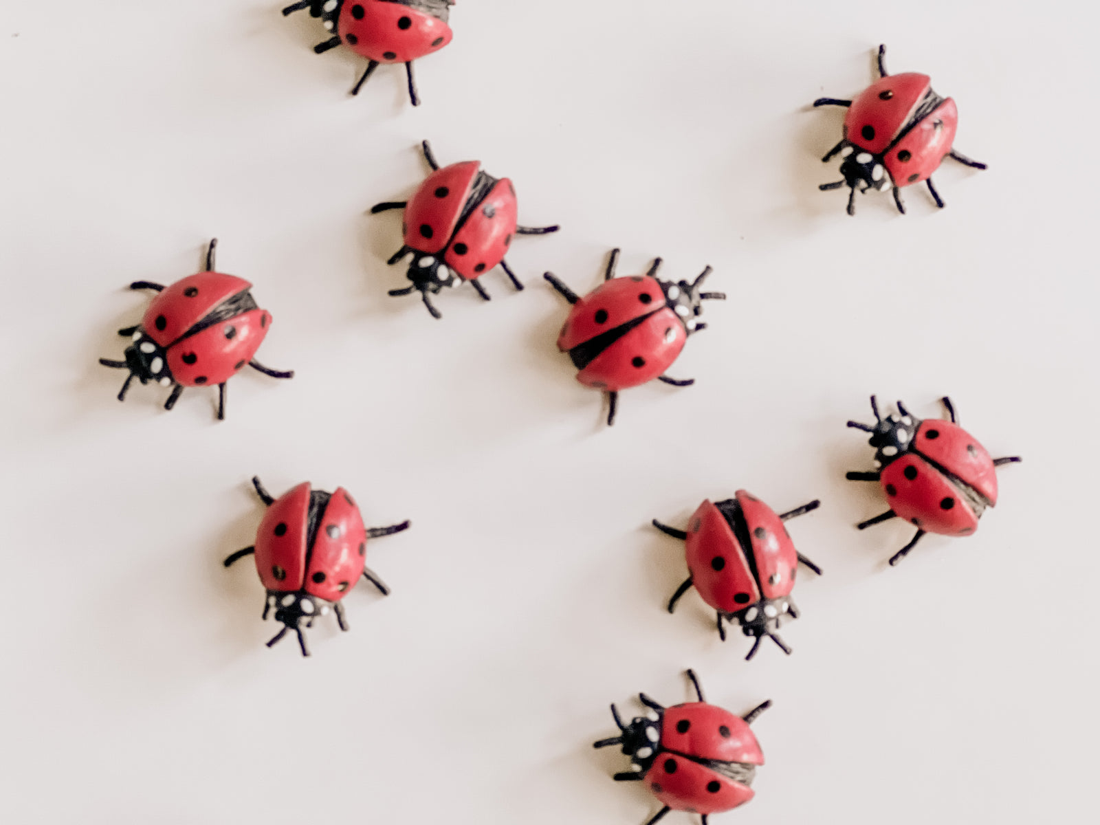 Mini Ladybug Figurines