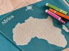 Modern Political Map Dry Erase Board™ (Africa)