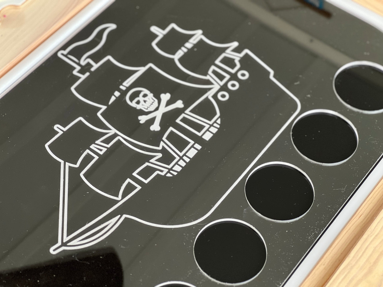 Dry Erase Pirate Ship Filsat Insert