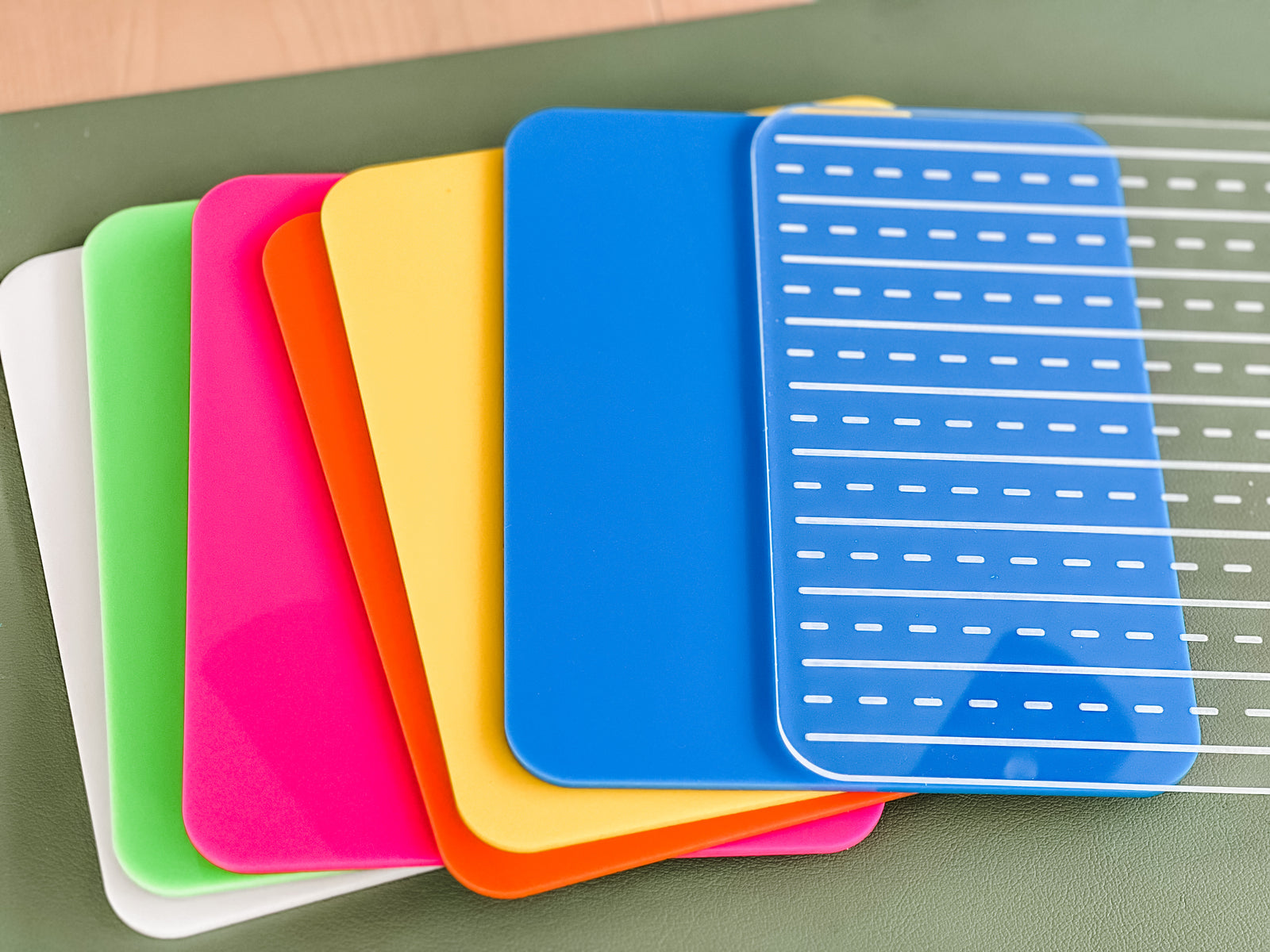 Wooden Copy-Work Board Dry Erase Tiles