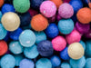 Chunky Random Mix of Wool Balls (Set of 20)