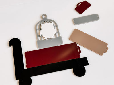 Easy Mini Dry Erase Board™ (Trolley and Luggage)