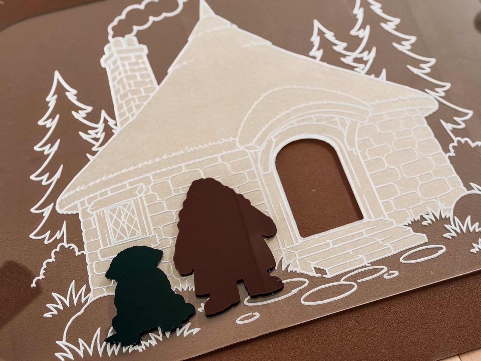 Mini Writables™ (Hagrid's Hut, Fang, Hagrid)