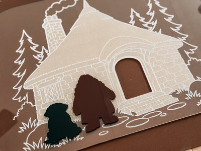 Mini Writables™ (Hagrid's Hut, Fang, Hagrid)