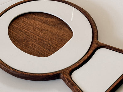 Wooden Crystal Ball and Inserts