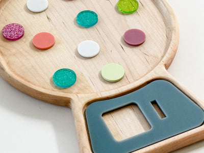 Wooden Crystal Ball and Inserts