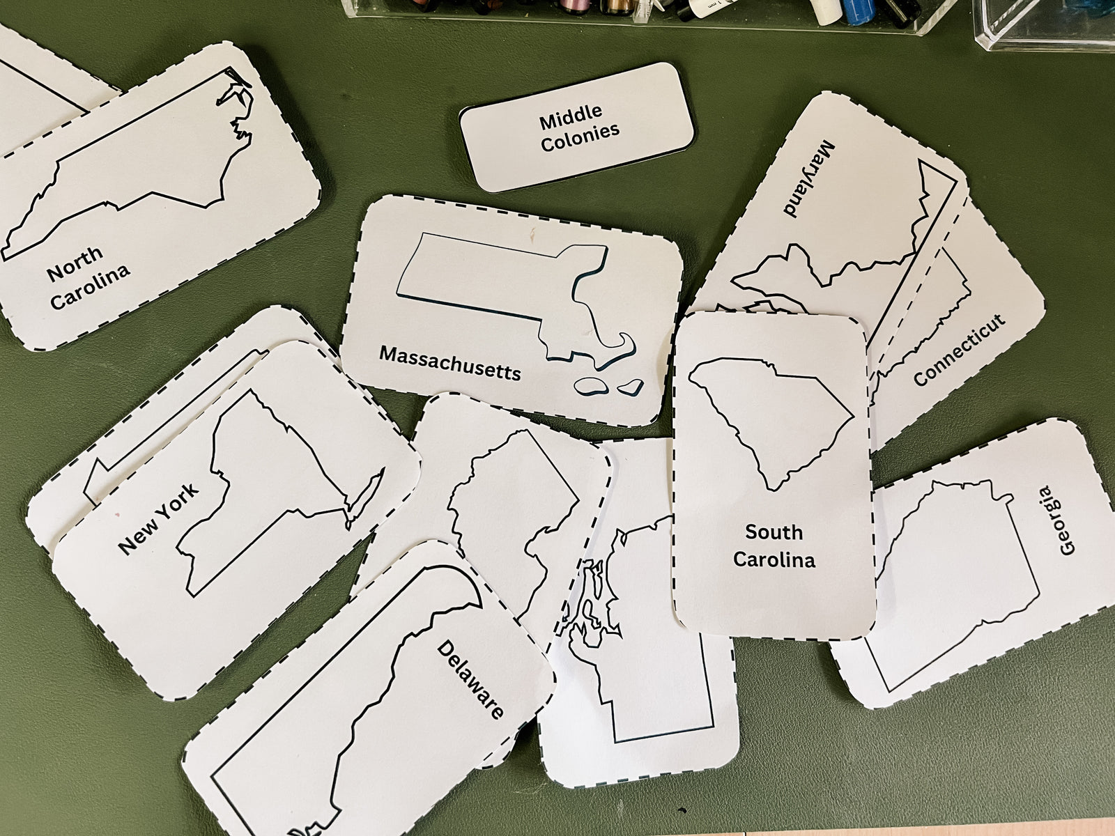 13 Colonies Card Sorter (SUBSCRIBER ONLY)