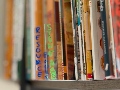 Book Dividers for Bookshelf Organization
