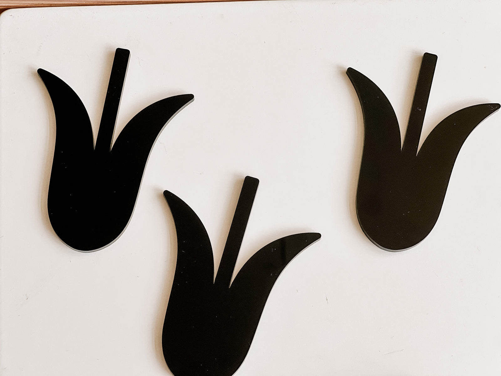 Mini Writables™ (5 Black Flower Stems)