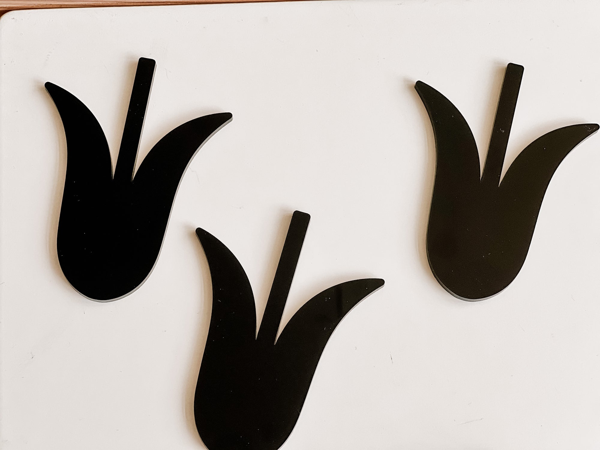 Mini Writables™ (5 Black Flower Stems)