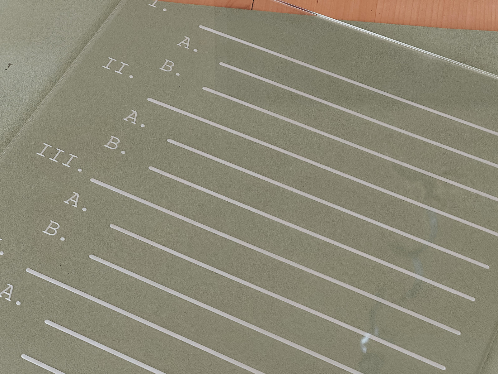 Two Level Outline Dry Erase Board