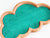Light Blue Glitter Cloud Dry Erase INSERT