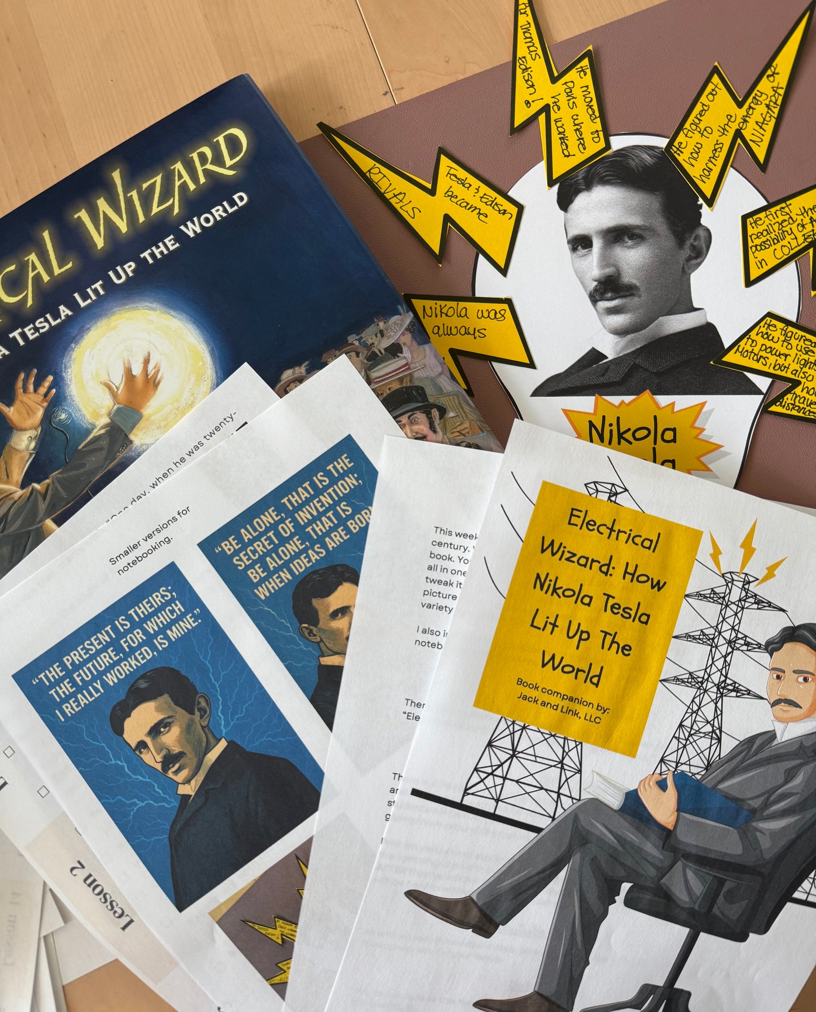 Electrical Wizard: How Nikola Tesla Lit Up The World Book Craft and Guide (Subscriber Only)