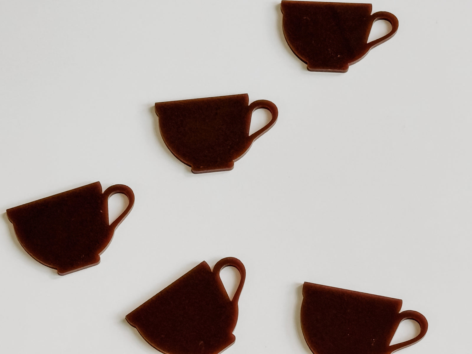 Mini Writables™ (Brown Tea Cups Set of 5)