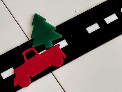 Interlocking Black Road Pieces (Set of 3)