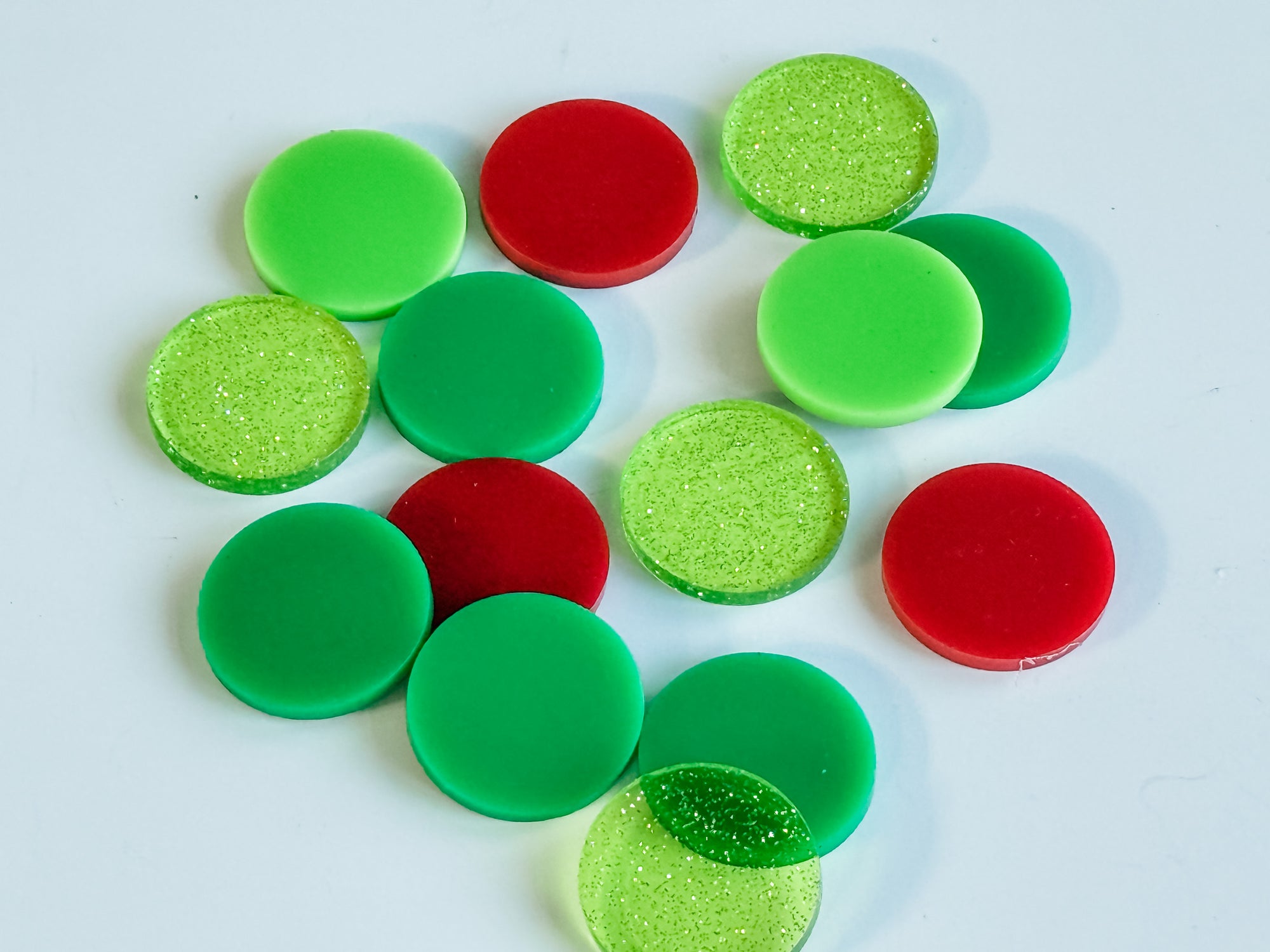 GRINCH THEMED Sparkle Colored Dry Erase BITS™ (Set of 20)