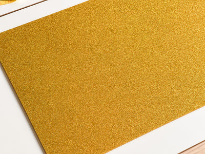 Glitter Gold Dry Erase Board