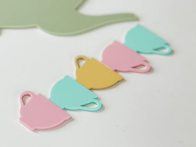 Mini Writables™ (Pastel Tea Cups Set of 5)