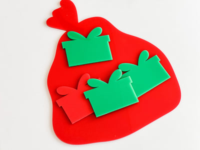 Easy Mini Dry Erase Board™ (Santa's Bag)