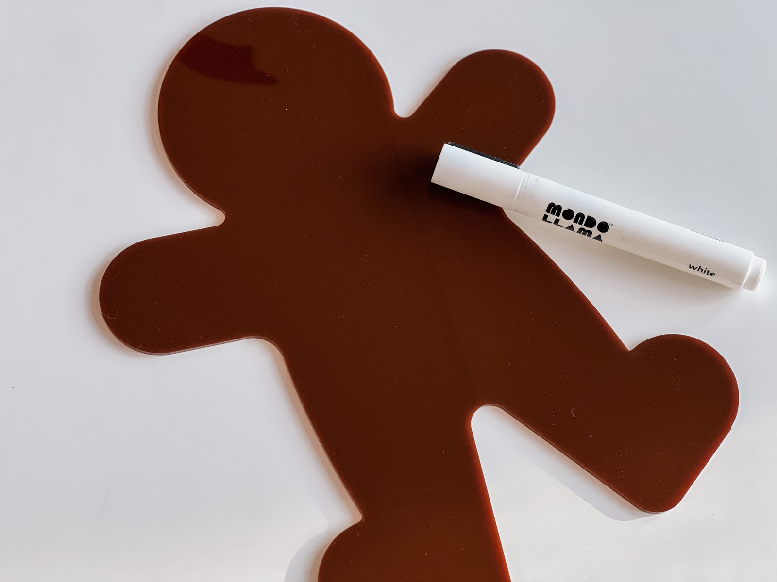 Easy Mini Dry Erase Board™ (Gingerbread Man MINI BOARD) Not a Board Insert