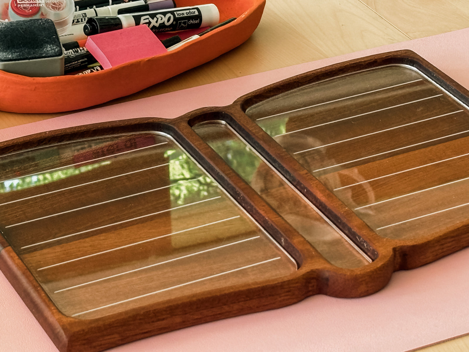 Mahogany Wooden Book Board (1 Day Only)