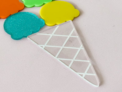 Waffle Cone Dry Erase Mini Writeable (Quantity of 1)
