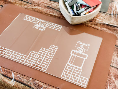 Cannon Ball Game Dry Erase Board
