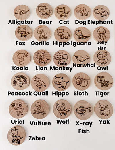 Animal Coins (Set of 26 Coins)