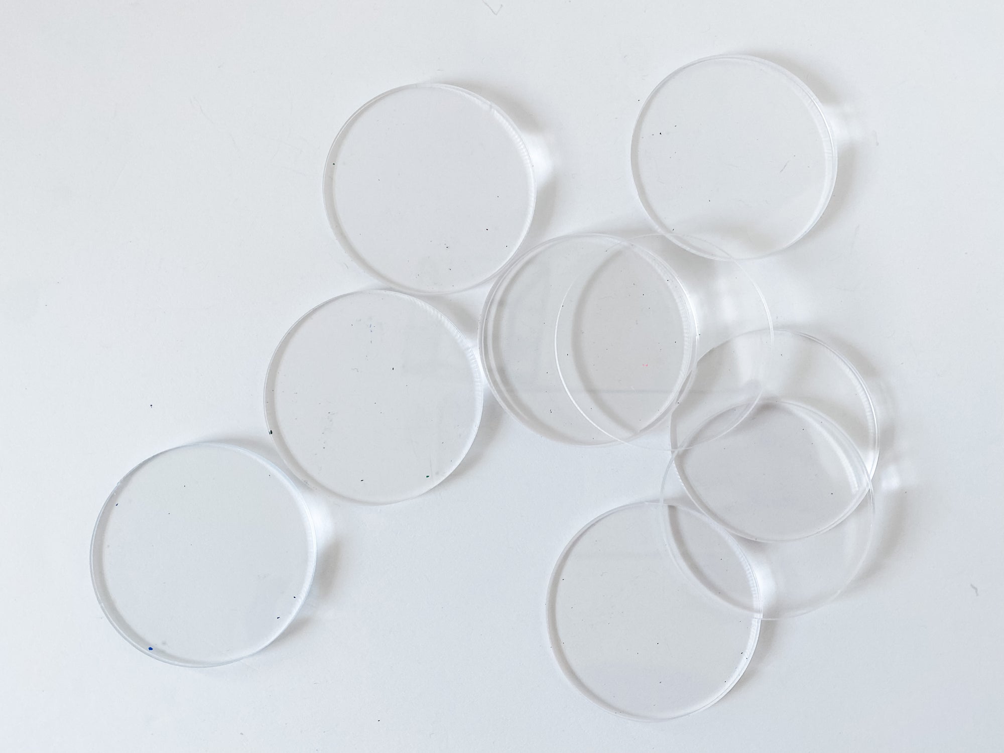 Clear Dry Erase Coins