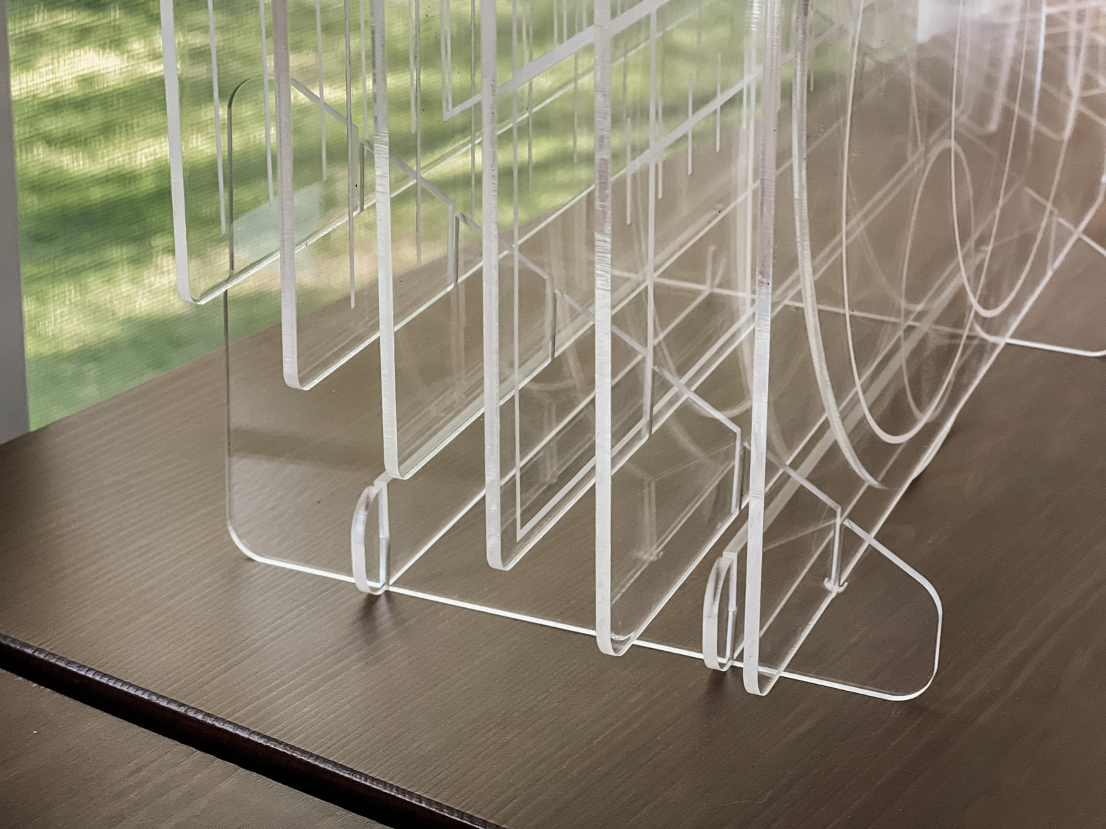 NEW Inclined Dry Erase Display Organizer (6 Slot)