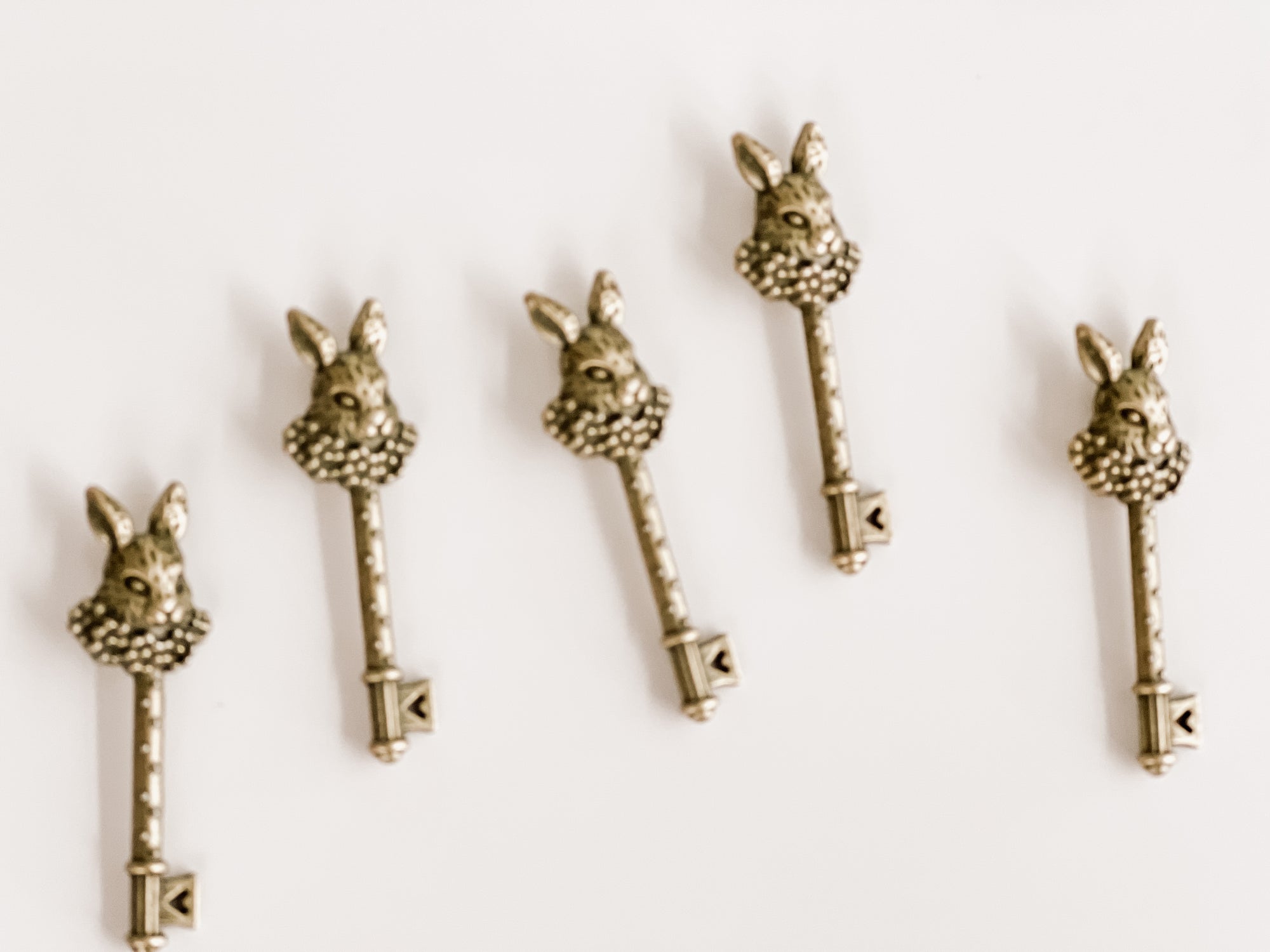 White Rabbits Keys (Set of 5)