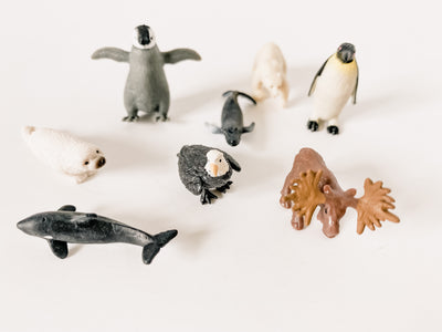 Arctic Biome Mini Animals (Set of 8)