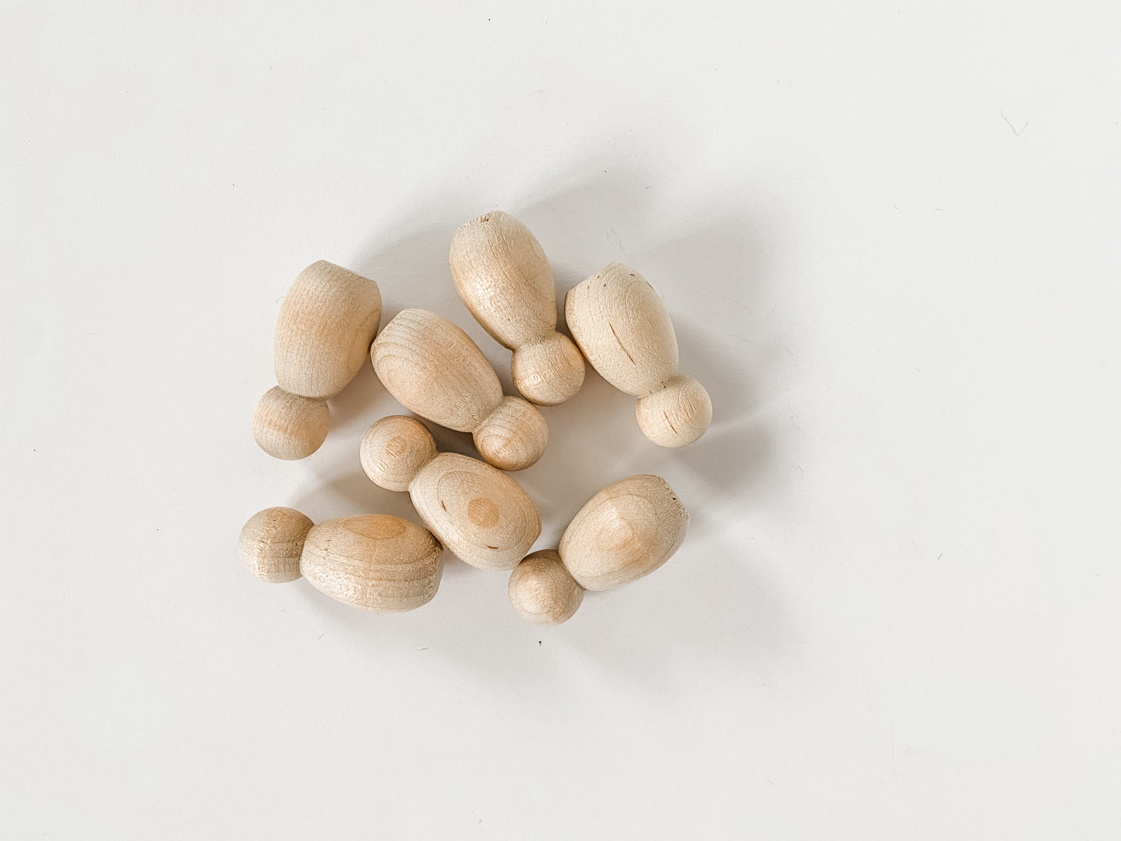 Baby Wooden Peg Doll (Set of 5)