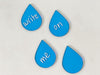 Mini Writables™ (Raindrop Set of 5)