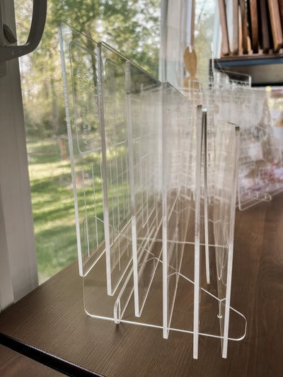 NEW Inclined Dry Erase Display Organizer (6 Slot)