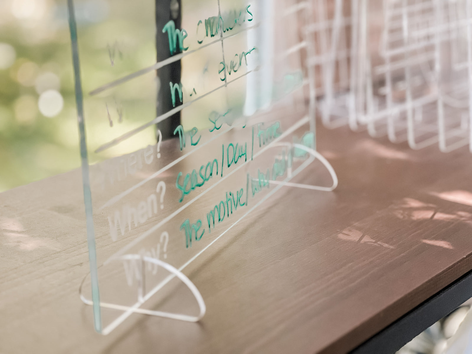 Easy Dry Erase Display Stand