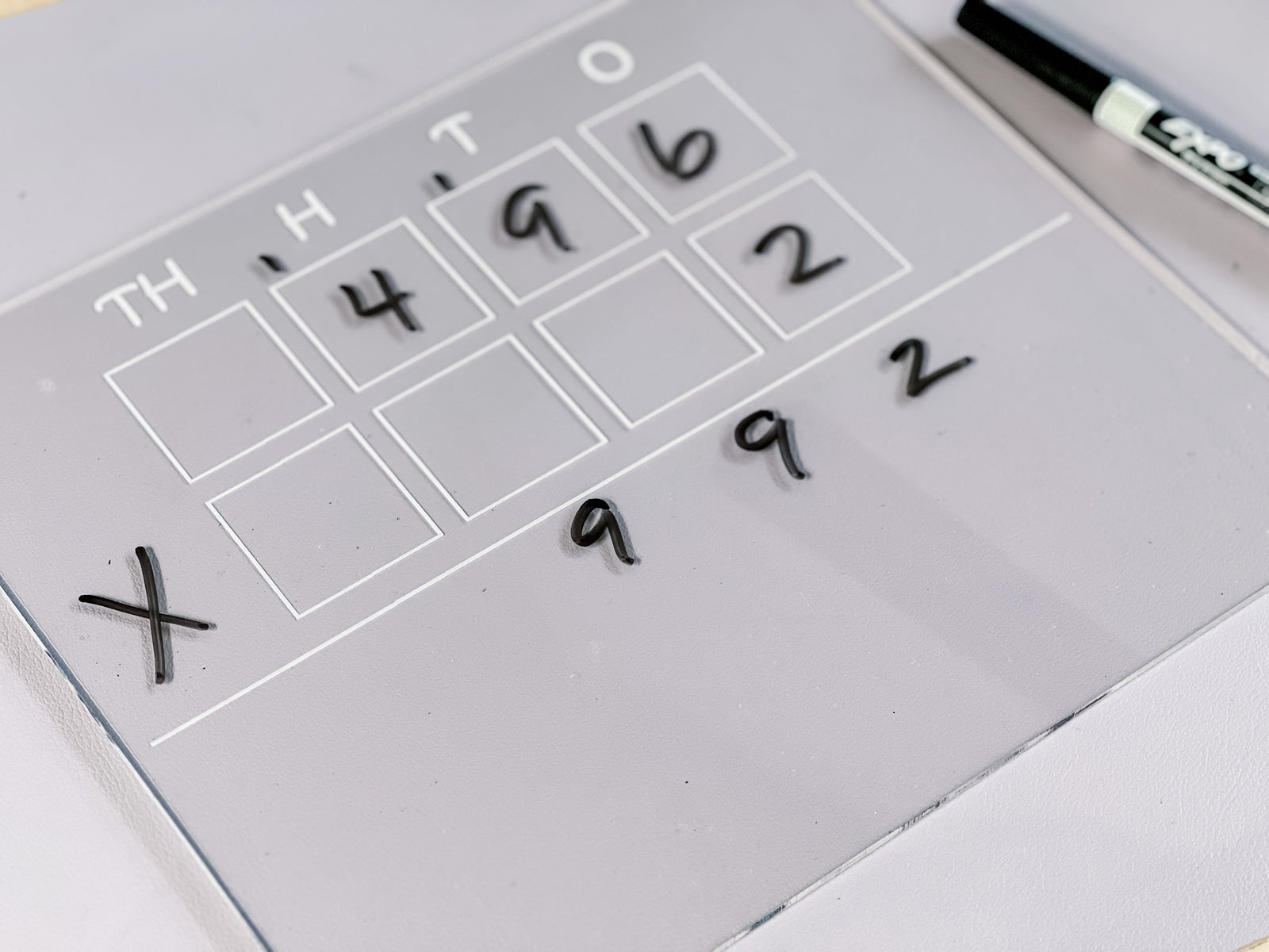 Easy Dry Erase Math Frame™