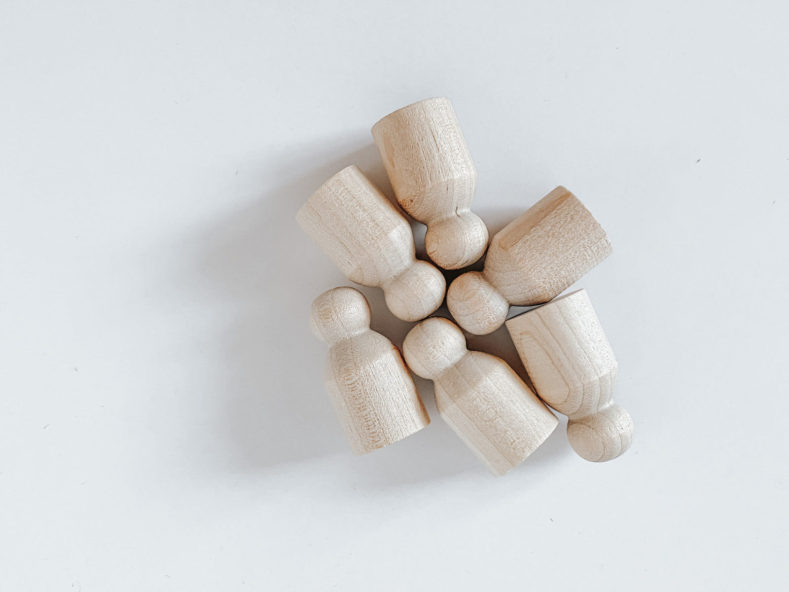 Little Child Wooden Peg Doll (Set of 5)