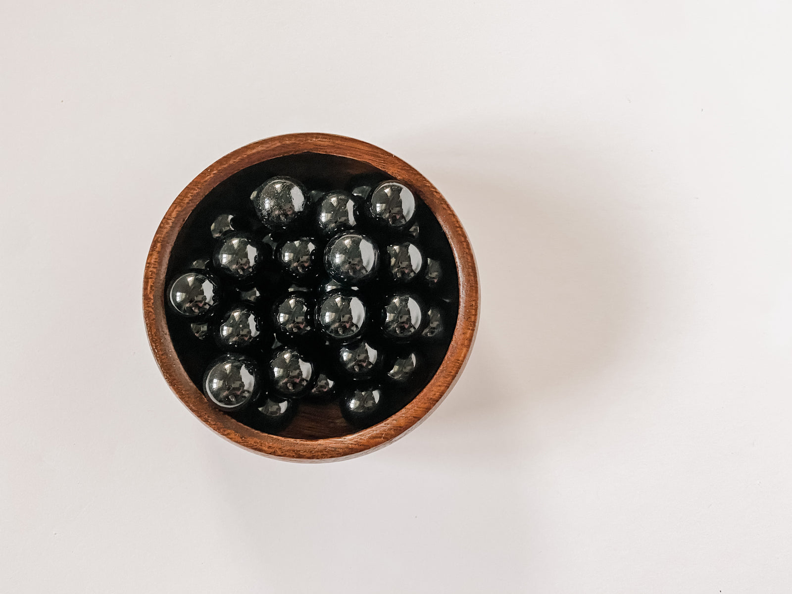 Black Marbles (Set of 20)