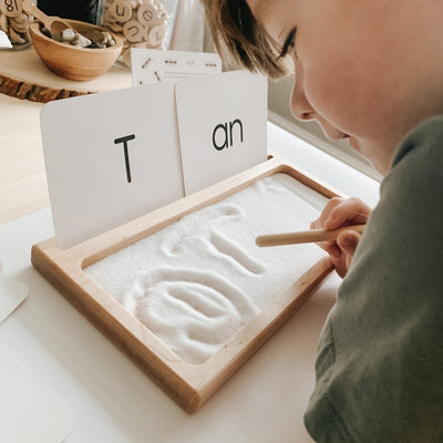 Montessori Educational Wooden Tray Toys For Children Montessori